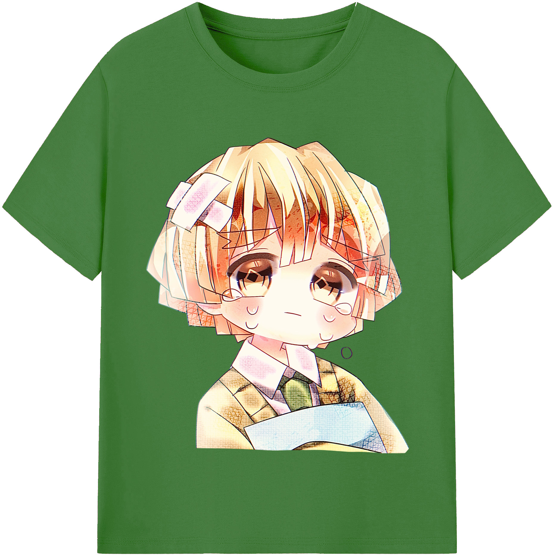 （画像用） 鬼滅の刃（きめつのやいば）我妻 善逸／あがつま ぜんいつ Agatsuma Zenitsu レディースカジュアルプリントTシャツ（綿100％）